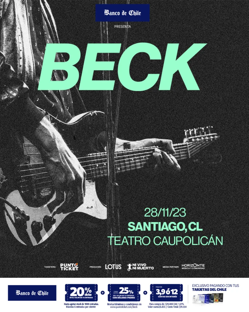 beck en Chile pudumusica.cl